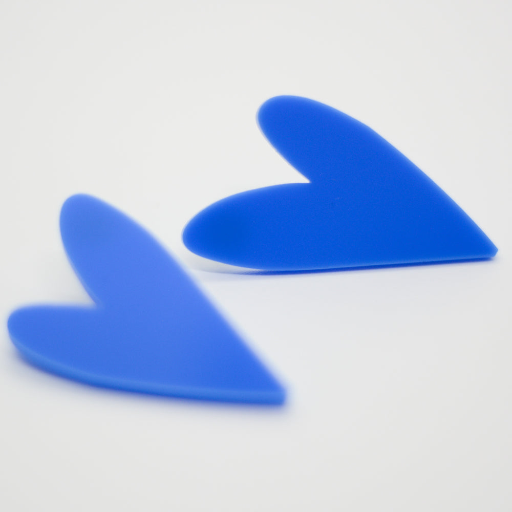 Corazón Simple XL - Azul Royal / Calipso