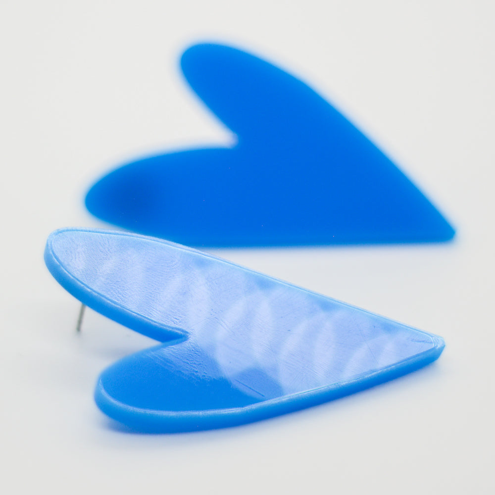 Corazón Simple XL - Azul Royal / Calipso
