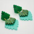 Mestiza - Verde Sólido, Verde Glitter y Verde Turquesa